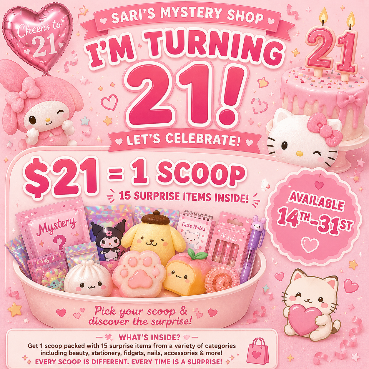 21ST BDAY SCOOP BUNDLE